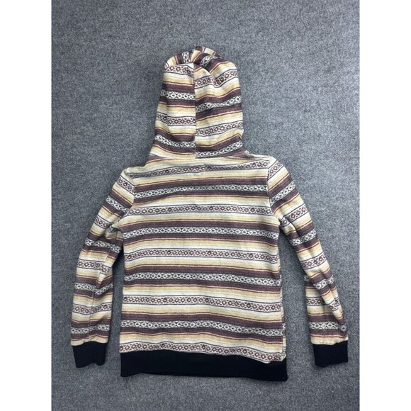 Ampersand Avenue Hoodie Single Hoodie Sweatshirt Women's Medium Aztec Striped - Picture 6 of 7